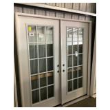 72' x 80' LH Fiberglass 15-Lite French Door