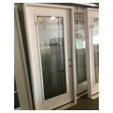 36' x 80' LH Fiberglass Full-View Exterior Door