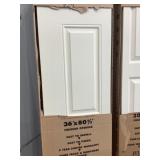36' x 80' Hollow Core MDF Bifold Door x 2