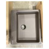 25' x 22' Single Bowl Quartz/Composite Sink