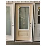 36' x 80' LH Fiberglass Mid-View Exterior Door
