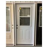 36' x 80' RH Steel High-View Exterior Door
