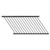 8' x 42' Black Impression Stair Rail Kit x2