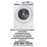 Samsung 4.5 Cu.Ft. Front Load Washer With Warranty