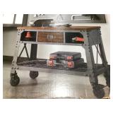Whalen 48'L Industrial Metal & Wood Workbench
