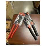 Mixed Lot of 12" Grooved Joint Pliers x 2