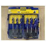 Irwin 6 Pc. Wood Tri-Flute Bit Set
