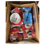 Box Lot Assorted Sizes Hole Saw Blades