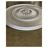 40"DIA Fypon Ceiling Medallion in Silver