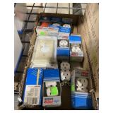Mixed Lot of Duplex Receptacles and Wall Plates