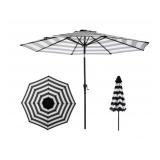 Pure Garden Retractable Outdoor Patio Umbrella