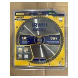 Irwin 12" 72T Thin Kerf Saw Blade