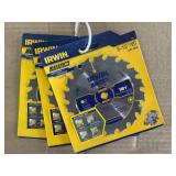 Irwin 5 1/2" 18T Thin Kerf Saw Blade x3