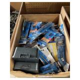 Box Lot Assorted Sizes Drill Bits