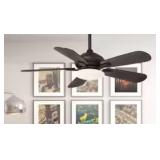 Benson 44" 5-Blade Ceiling Fan in Black