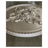 40"DIA Fypon Ceiling Medallion in Light Bronze