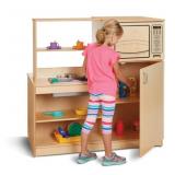 45"W Mobile Kitchen Island in Natural