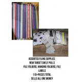 Assorted Filing Supplies
