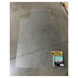 33" x 48" Studded Acrylic Chair Mat for Carpet
