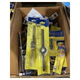 Box Lot Assorted Sizes Dies & Tools