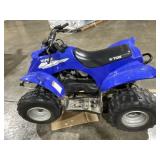 E-Ton 90cc Viper Youth Four-Wheeler in Blue