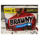 Brawnyï¿½ 6Pk Double Roll Paper Towels x 4
