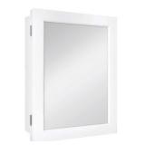 15" Beveled Mirror Medicine Cabinet in Silver
