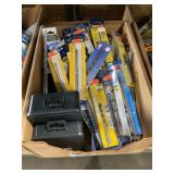 Box Lot Assorted Sizes Drill Bits