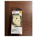 Box of (36) Single Receptacles in Ivory