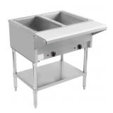 30" Steam Table w (2) Wells and Undershelf