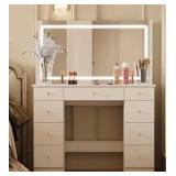 RTA 49"W Makeup Vanity w LED Mirror