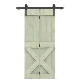 30" x 84" Bi-Fold Barn Door w Hardware x 2