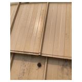 Mixed Length Tan Metal Roofing/Siding x 682 LF