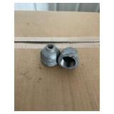 Box of Galvanized 1"x1/4" Reducers x4