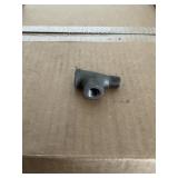 Box of 1/4" Street Tee Galvanized Fittings.