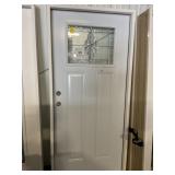 36" x 80" RH Steel Craftsman Style Exterior Door
