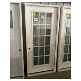 36" x 80" RH Fiberglass FV 15-Lite Exterior Door