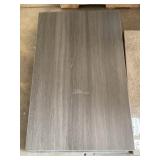 22" x 35-1/2" Wood-Grain Gray Shelf Panel x2