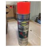 Rustoleumï¿½ Orange Inverted Marking Paint x12