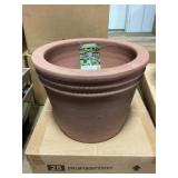 11.8" Clay Michelle Planter x2