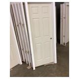 30" x 80" LH 6-Panel MDF Interior Door in Tan