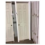 24" x 80" RH 6-Panel MDF Interior Door in Tan