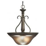 SeaGullï¿½ 3-Bulb Pendant in Oak x 2
