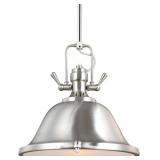 Seagullï¿½ 2-Bulb Pendant Light in Nickel