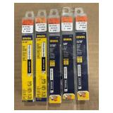 Irwin S&D  Black Oxide Drill Bits x5