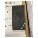 6" x 3" Nero Marquina Marble Tile x 3Boxes