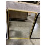 Gold Trimmed Wall Mount Mirror