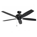 Vasil 52" Indoor Ceiling Fan in Black