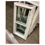 31-3/4" x 15-3/4" White Vinyl Slider Window x 3