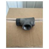 Box of 1-1/2 Galvanized Street Tee Fittings.